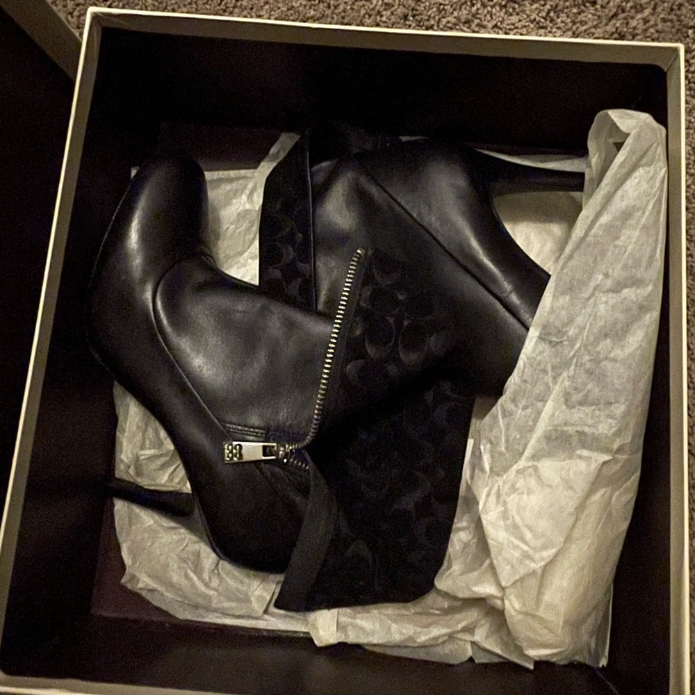 Coach Booties - New in Box